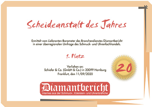 Scheideanstalt des Jahres Schiefer & Co. 2020